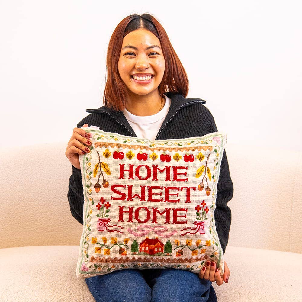 HOME SWEET HOME - Tapestry Needlepoint Cushion Kit