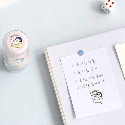 Korean Stationary Journal Stamp