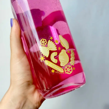 Pasta Shapes - Clear Vinyl Sticker