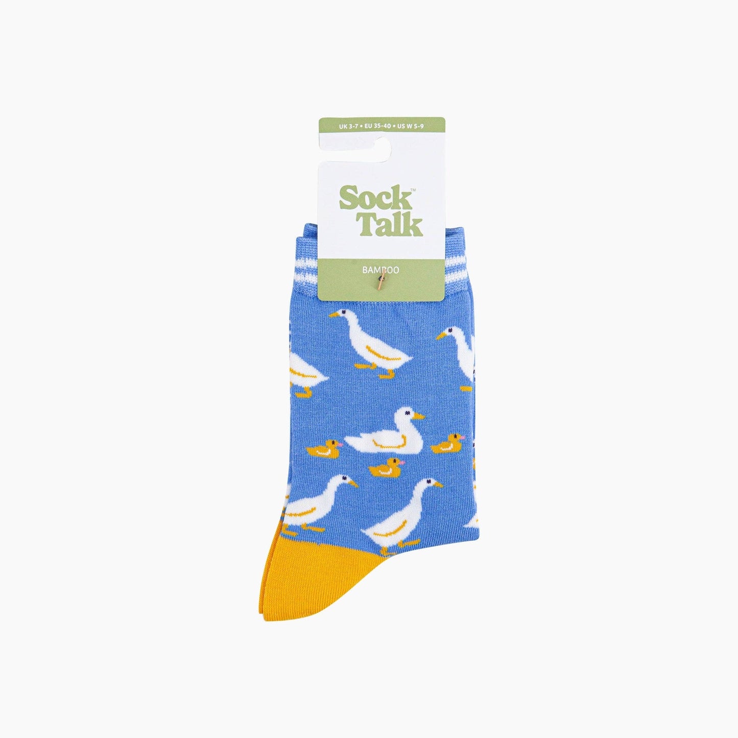 Geese & Goslings Blue Socks