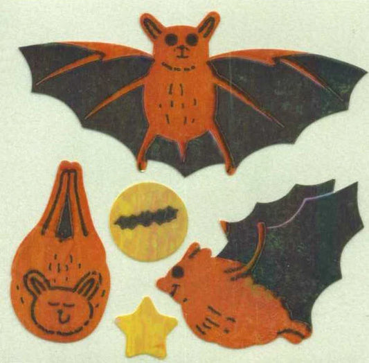 Cute Bat Pearly Sticker Sheet