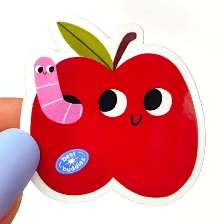 "Best Buddies" Apple Sticker