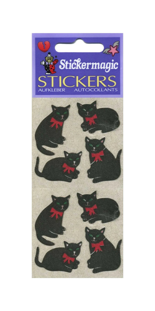 Black Cat Sticker Sheet
