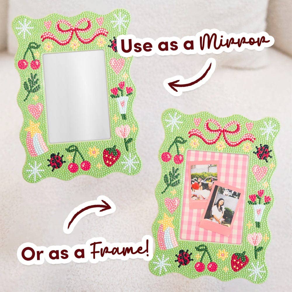 Tiny Treasures - Diamond Painting Mirror Frame Kit