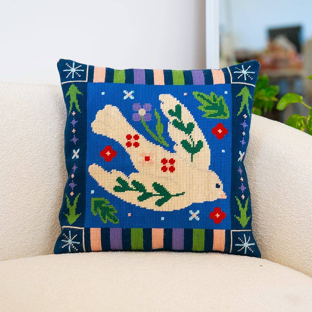 DARLING DOVE - Tapestry Needlepoint Cushion Kit