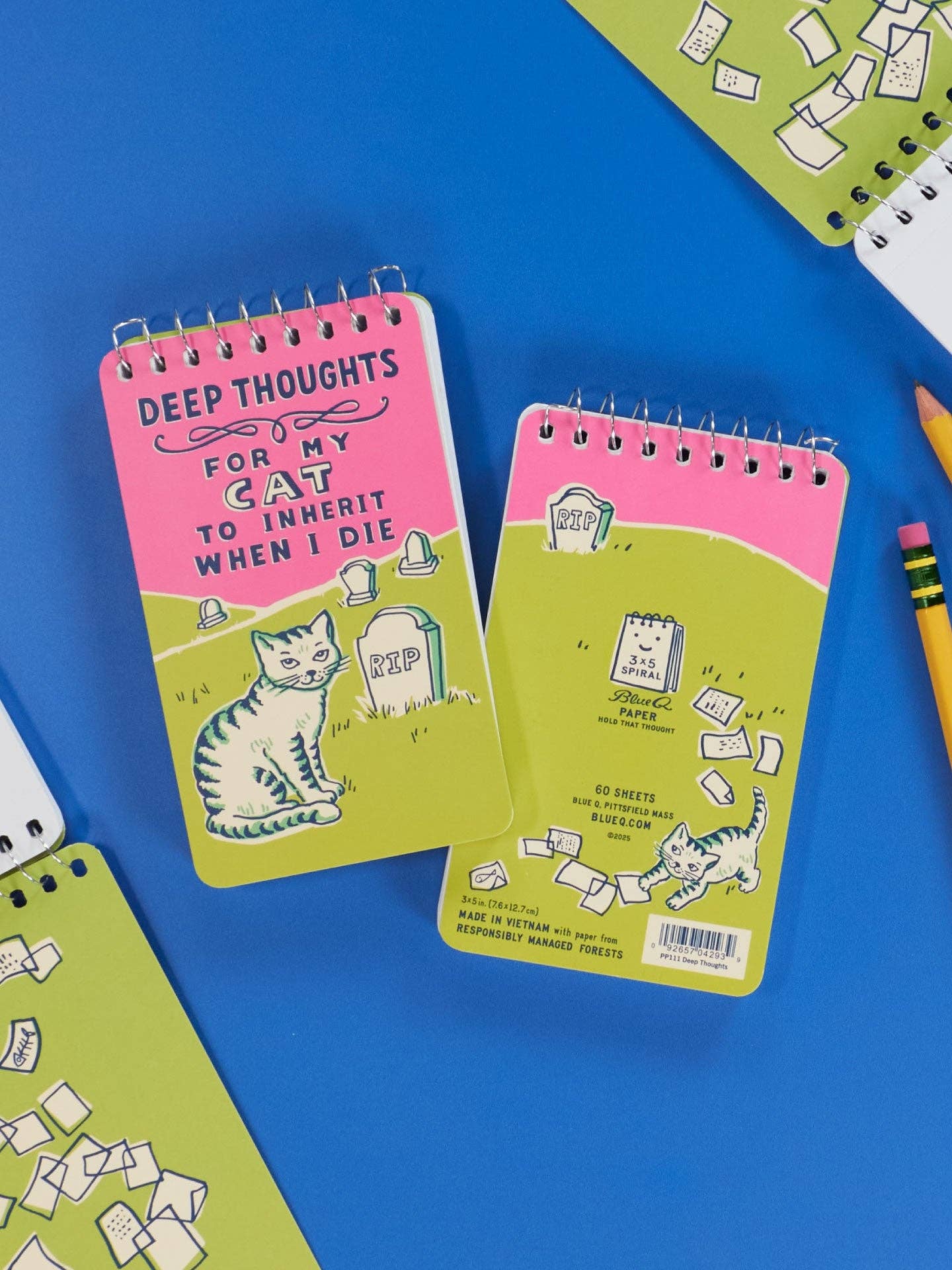Deep Thoughts For My Cat to Inherit Notebook