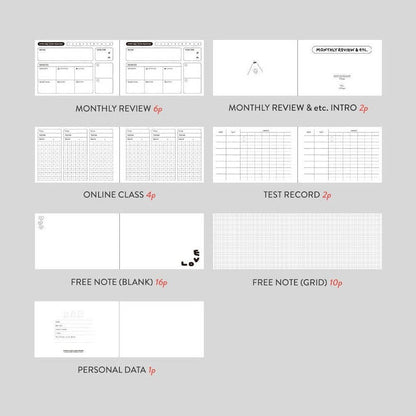 Doodle 6 Months Study Planner