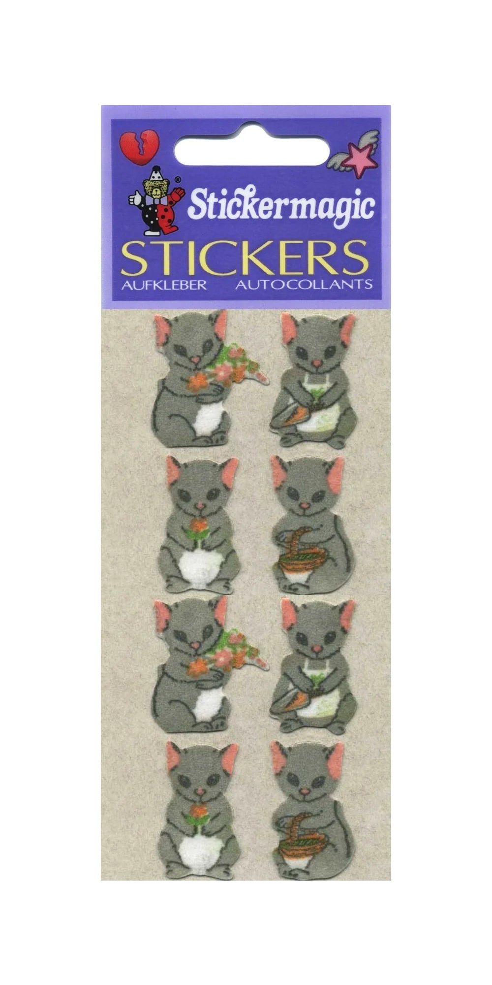 Country Mice Furry Sticker Sheet