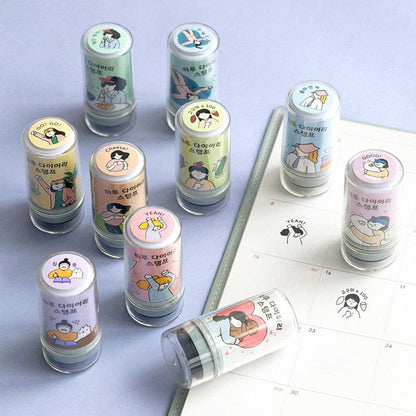Korean Stationary Journal Stamp