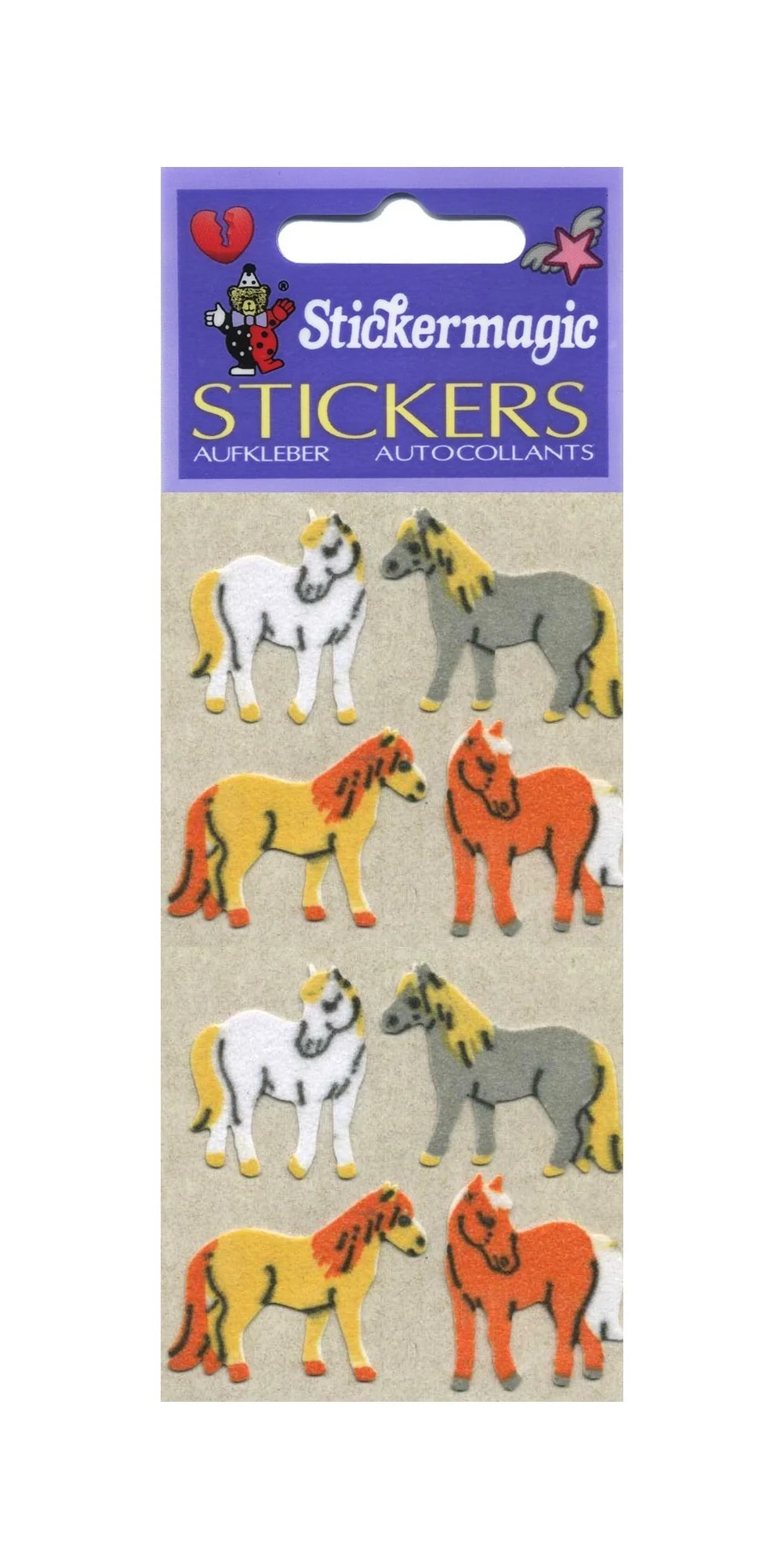 Dartmoor Ponies Sticker Sheet