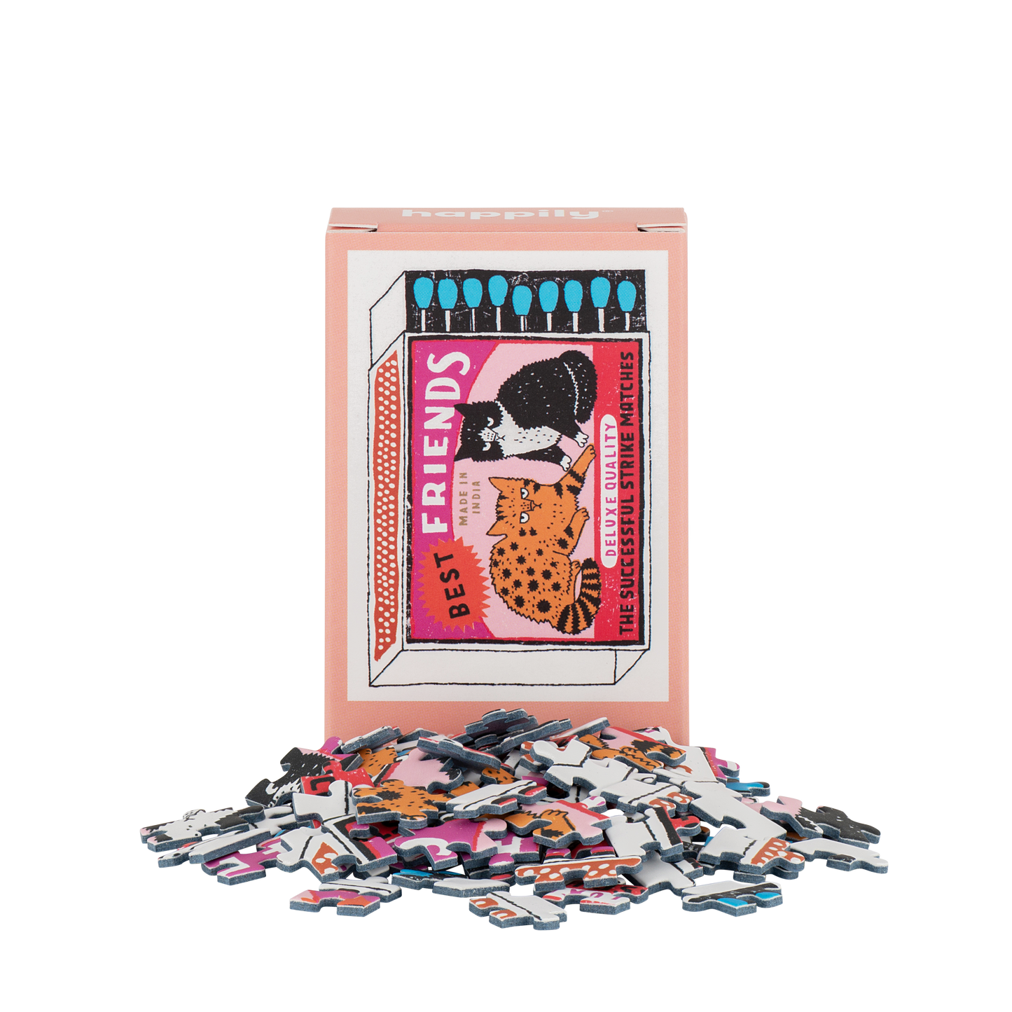 Matches - 99 Piece Mini Cat Jigsaw Puzzle