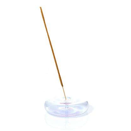 Glass Incense Holder - Lavender