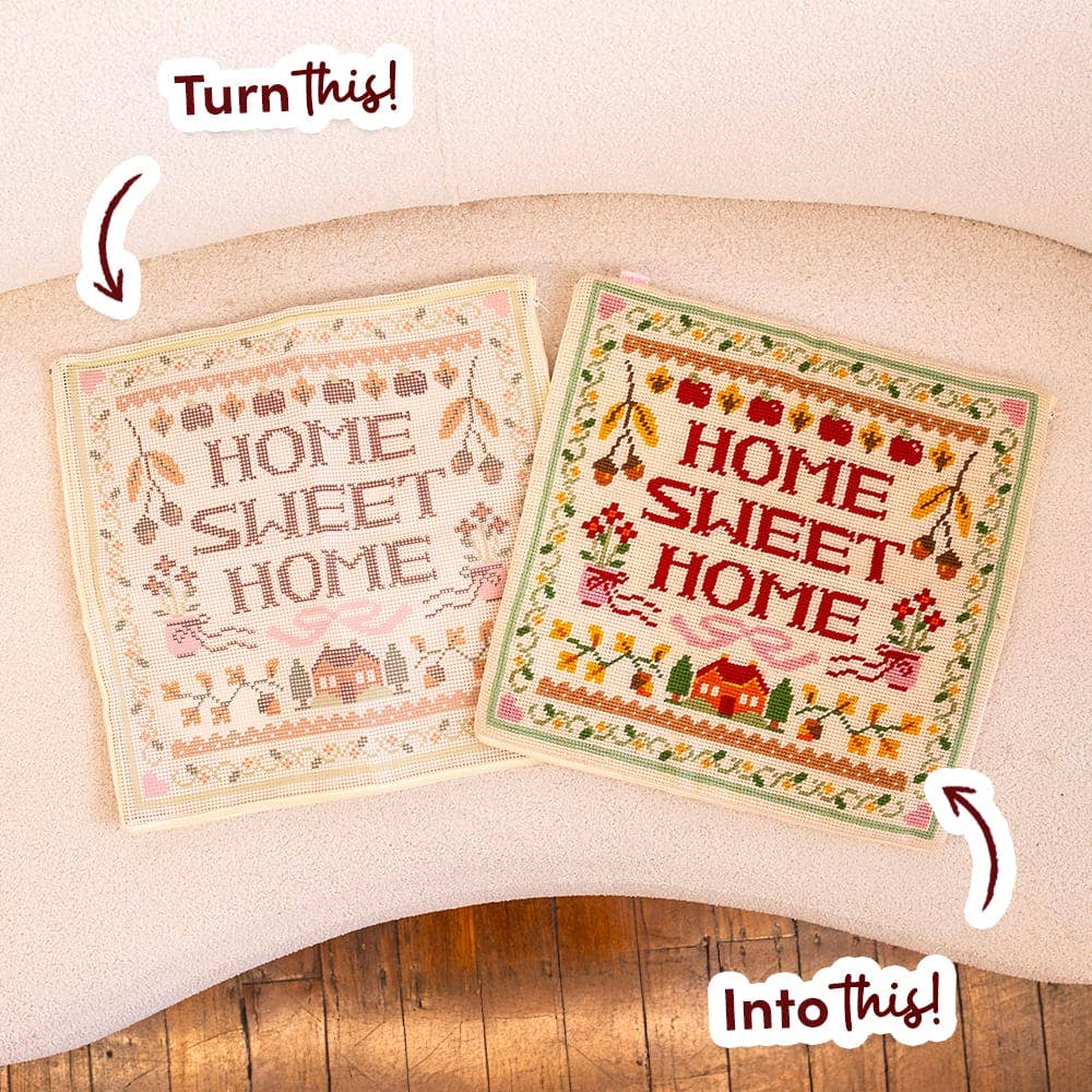HOME SWEET HOME - Tapestry Needlepoint Cushion Kit