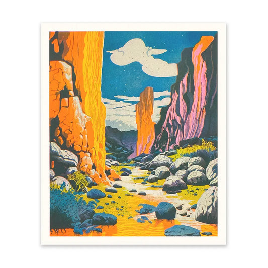 Grand Canyon Riso Print (12x10)
