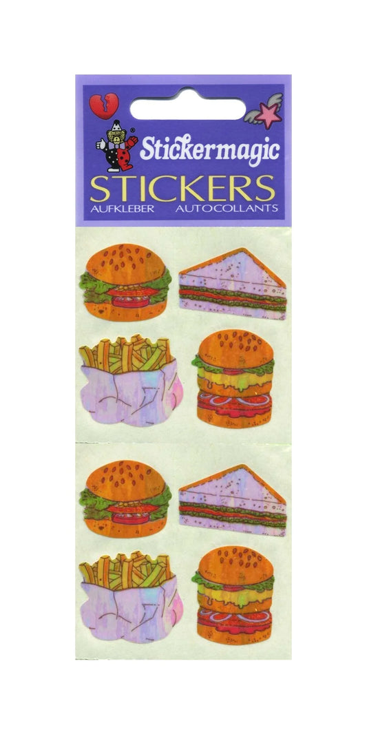 Fast Food Pearly Sticker Sheet