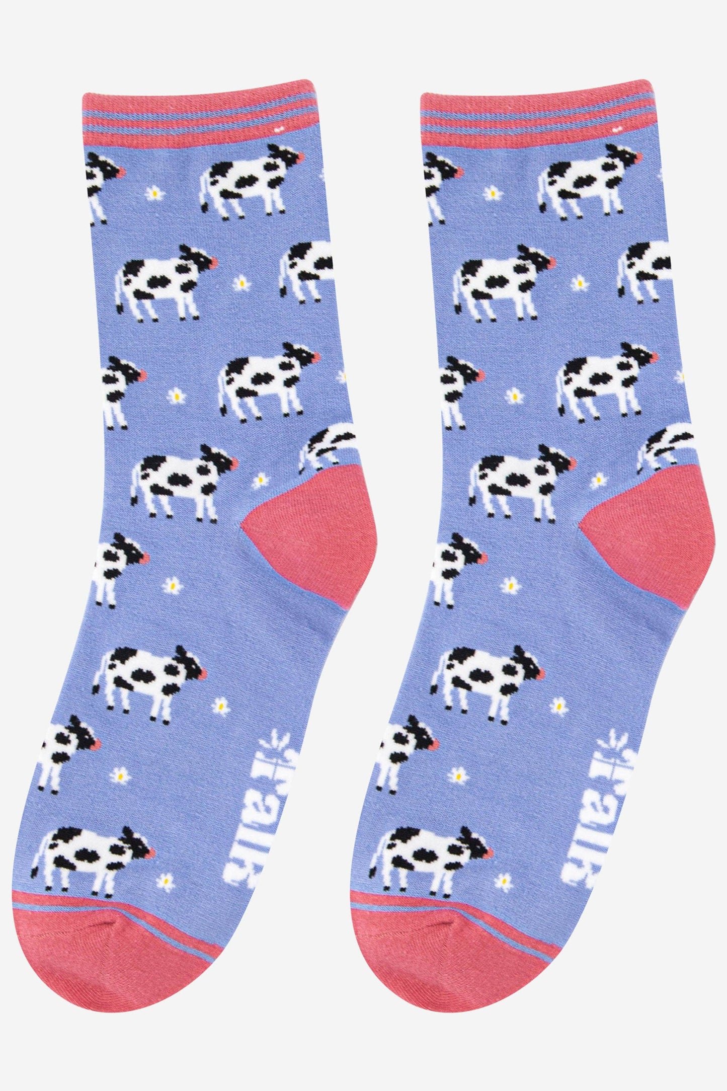 Blue Cow Socks