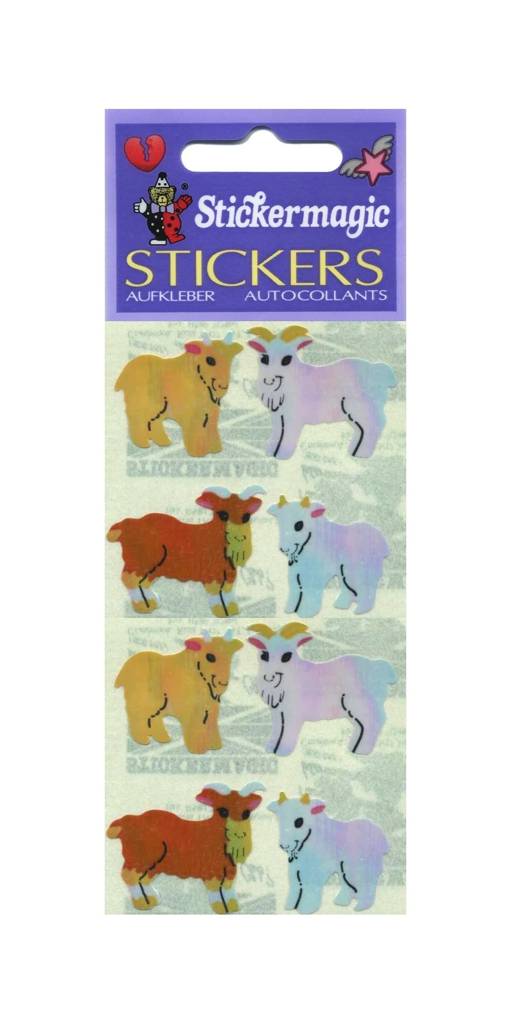 Goats Pearly Sticker Sheet