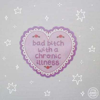 Bad Bitch Sticker - Purple