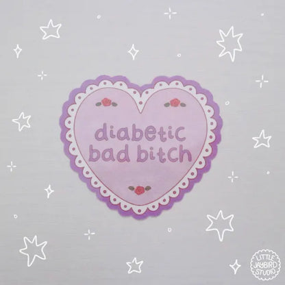 Bad Bitch Sticker - Purple