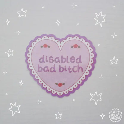 Bad Bitch Sticker - Purple