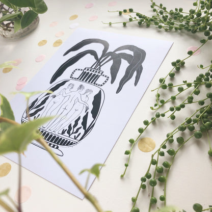 The Three Graces A5 Print