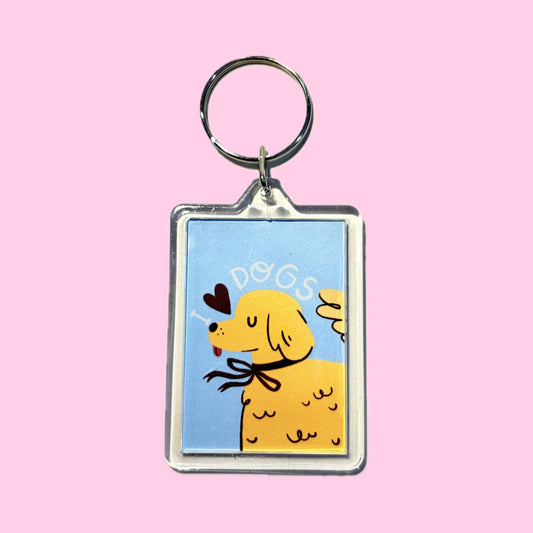 ' I ♡ Dog' Keychain