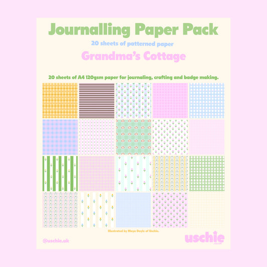 Journalling Paper Pack: Grandma's Cottage