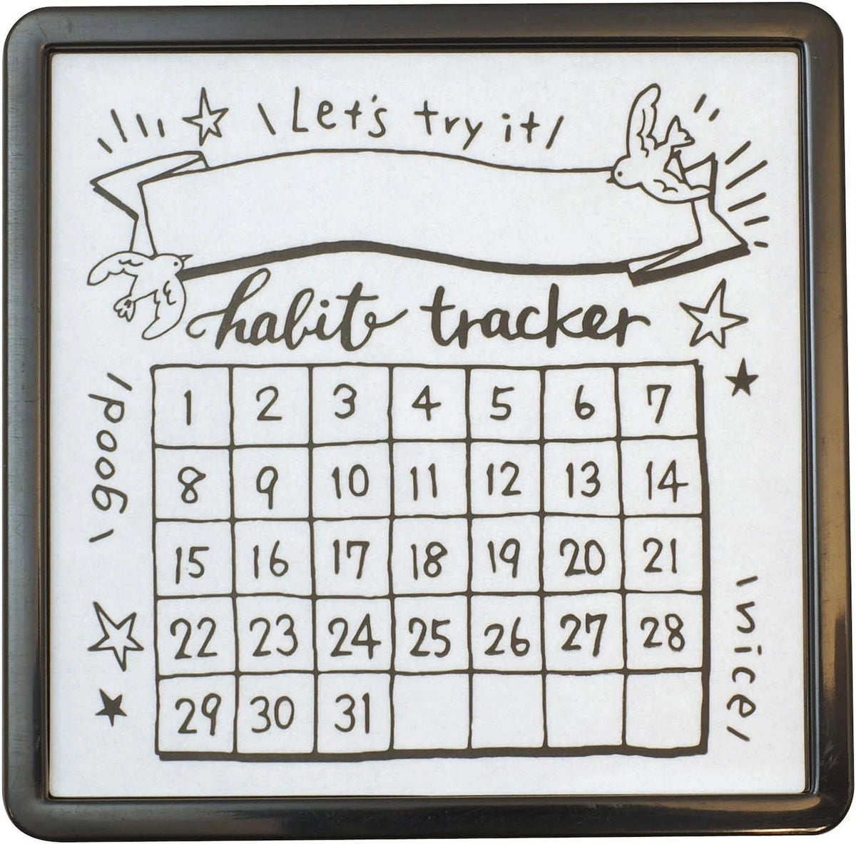 Paintable Stamp: Habit Tracker