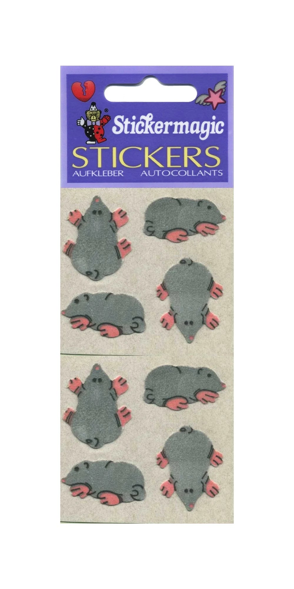 Mole Furry Sticker Sheet