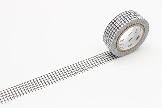 Washi Tape - Black Grid
