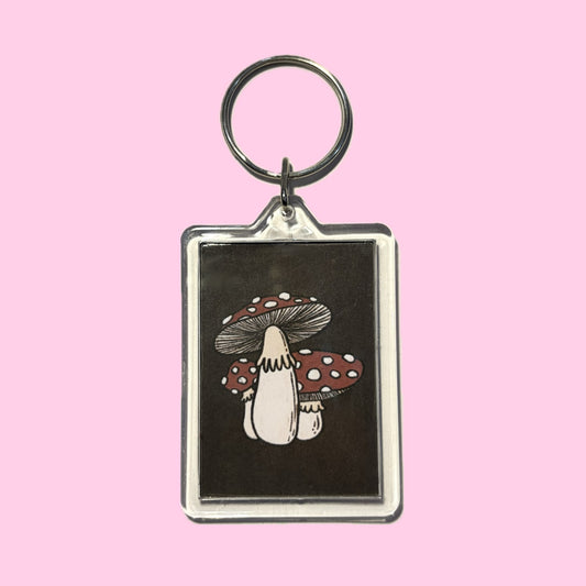Mushroom Keychain