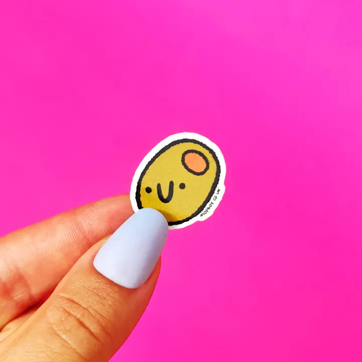 Happy Olive - Food Vinyl Sticker