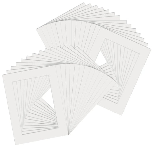 White Picture Mounts for Picture Frames