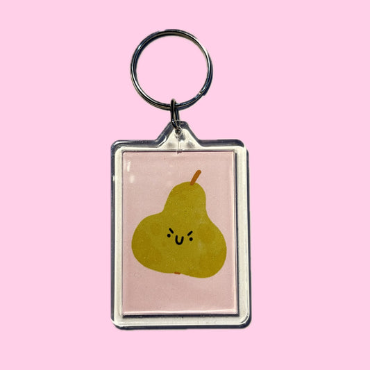 Pear Keychain