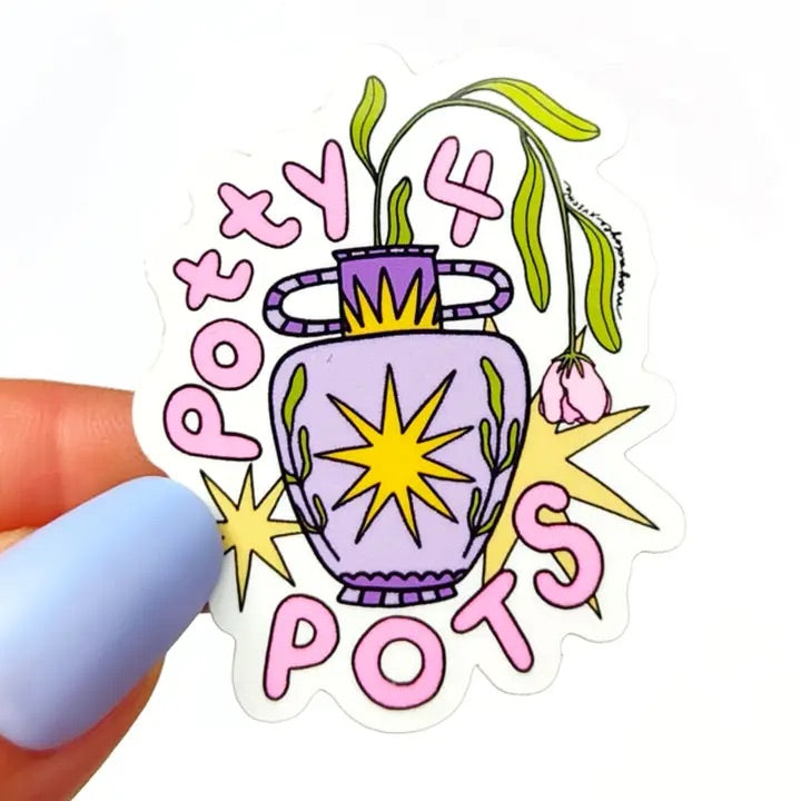 Potty 4 Pots Sticker