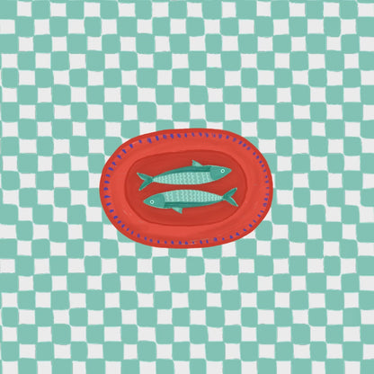 Sardine Fish Giclée Art Print