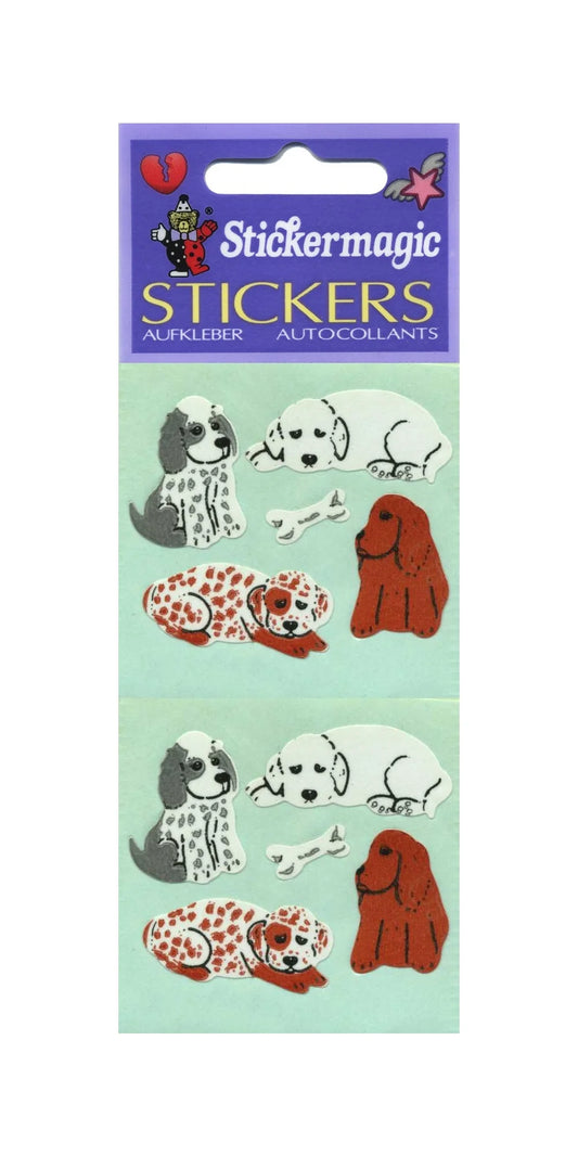 Puppy Dog & Bone Paper Sticker Sheet