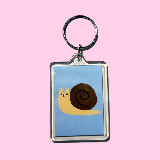 Snail Keychain