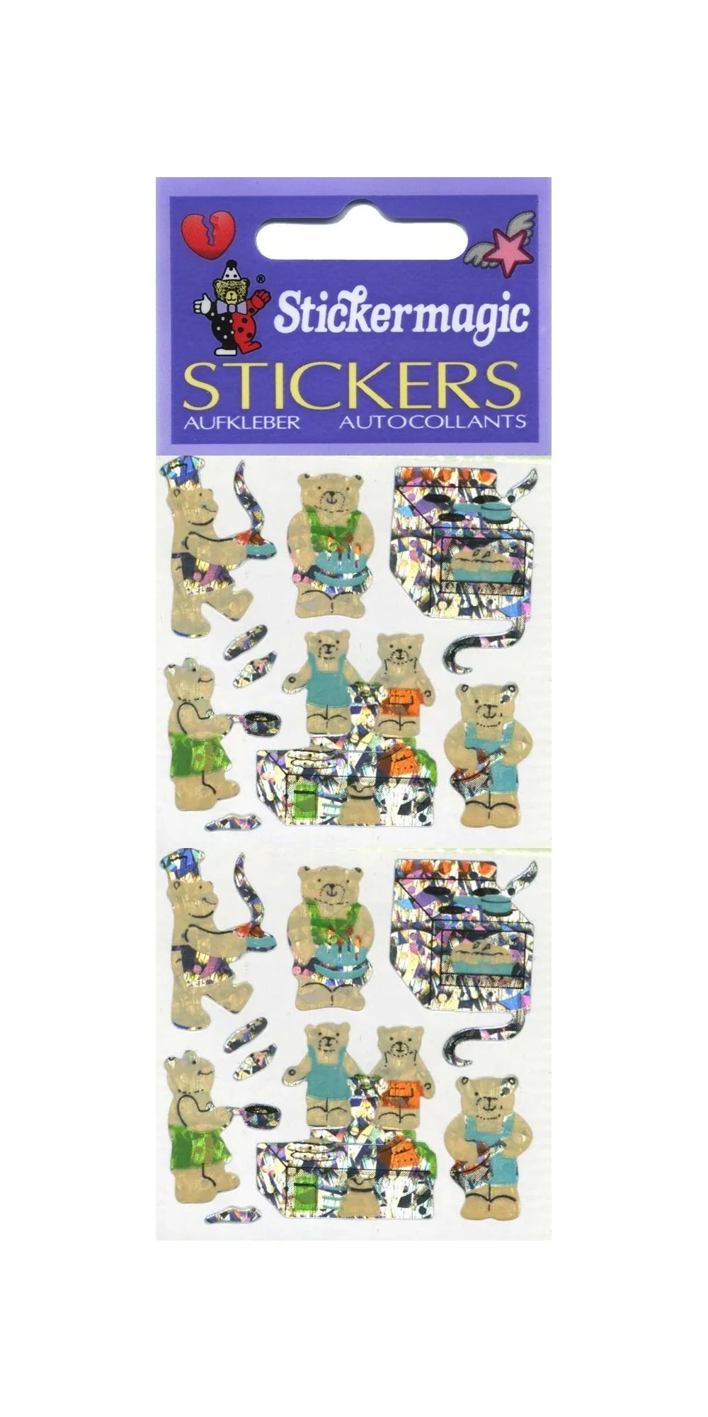 Micro Kitchen Teds Prismatic Sticker Sheet