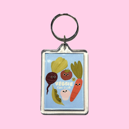 'Veggie Fan Club' Keychain