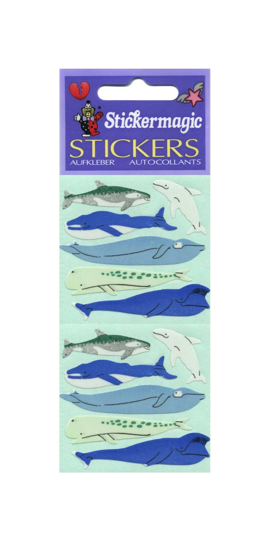 Whales Paper Sticker Sheet
